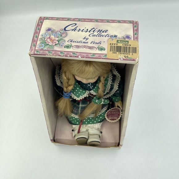 2000 Christina Collection By Christina Verdi Petite Porcelain Collectible Doll - Picture 4 of 14